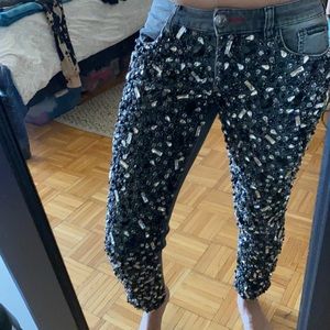 Philipp Plein denim Milkshake embellished jeans